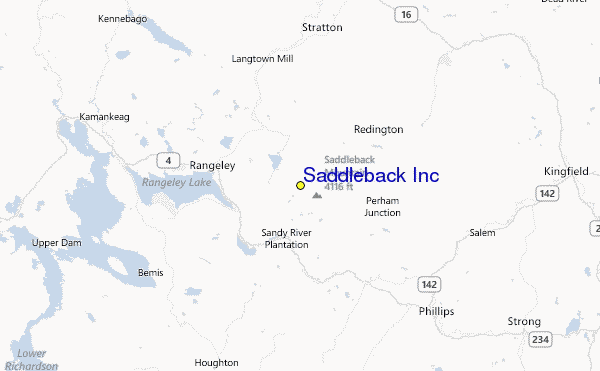 Saddleback Location Map
