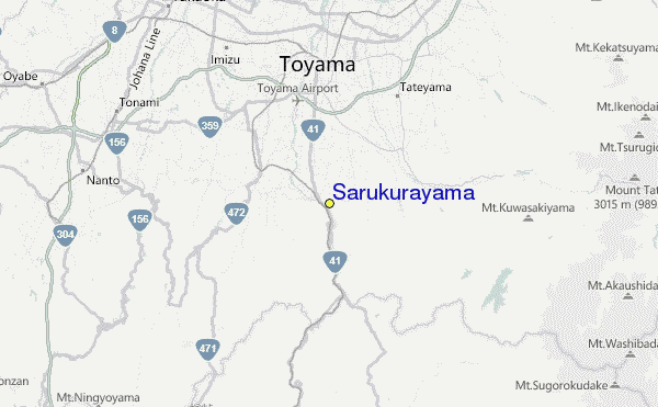 Sarukurayama Location Map