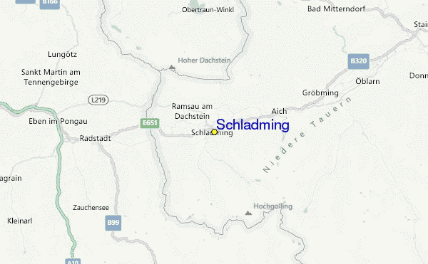Schladming Location Map