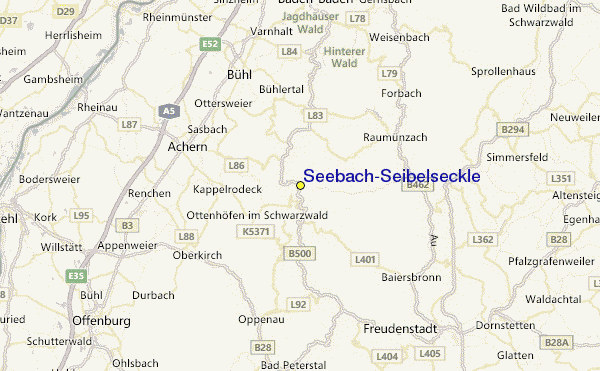 Seebach/Seibelseckle Location Map
