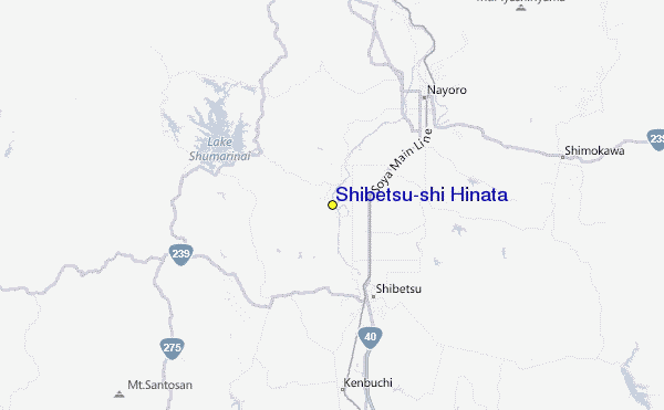Shibetsu-shi Hinata Location Map