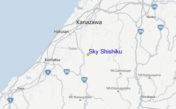 Sky Shishiku Location Map