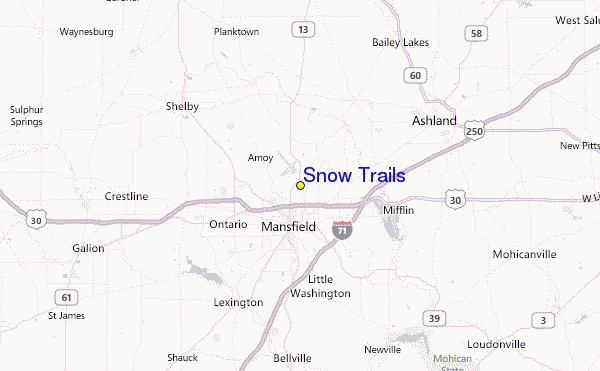 Snow Trails Location Map