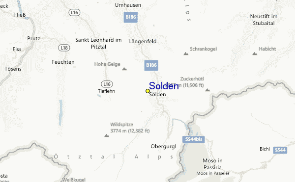 Sölden Location Map