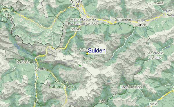 Sulden Location Map