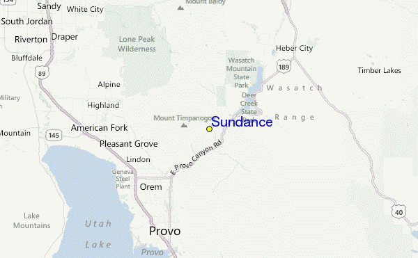 Sundance Location Map