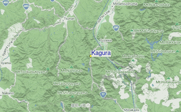 Kagura Location Map