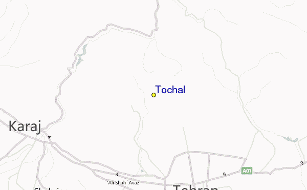 Tochal Location Map