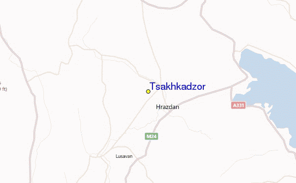 Tsakhkadzor Location Map