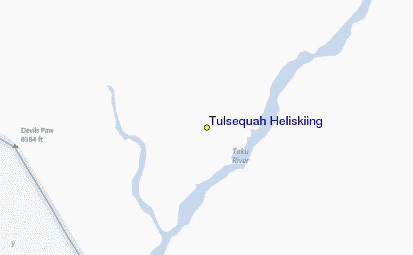 Tulsequah Heliskiing Location Map