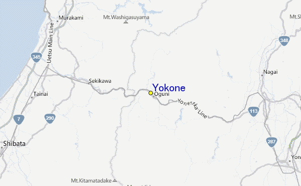Yokone Location Map