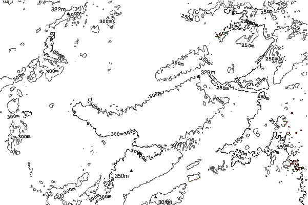 Alpine Valley Resort neighbourhood contours