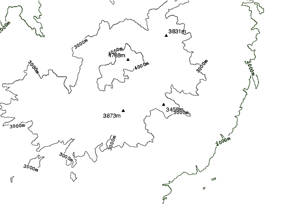 Alvares Winter Sports Complex neighbourhood contours