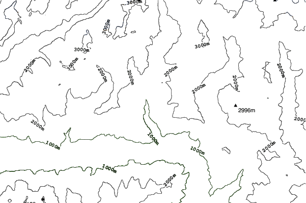 Antey Saint Andre neighbourhood contours