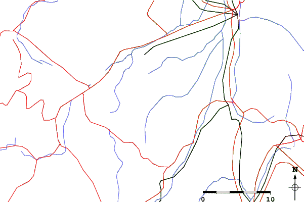 Roads and rivers close to Asahi Prime