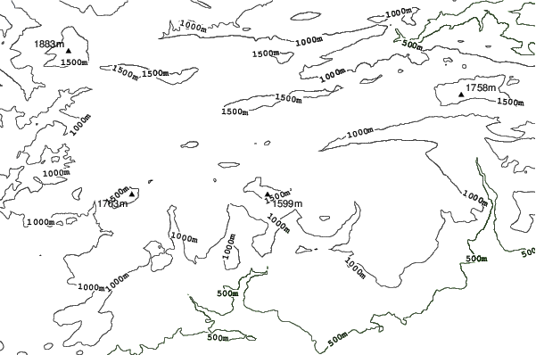 Audibergue -Gréolière neighbourhood contours