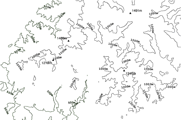 Belchen neighbourhood contours