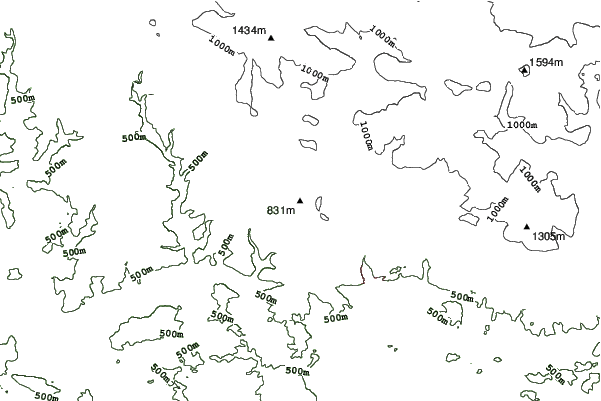 Benecko neighbourhood contours