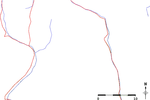 Roads and rivers close to Beuil Les Launes