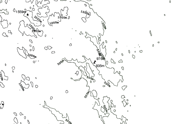Björnrike neighbourhood contours