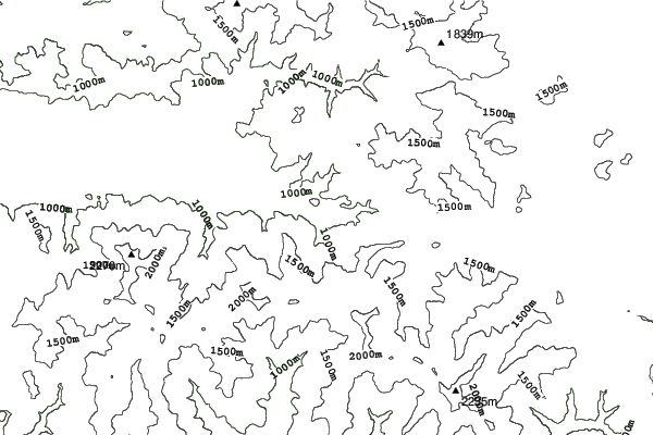 Borşa neighbourhood contours