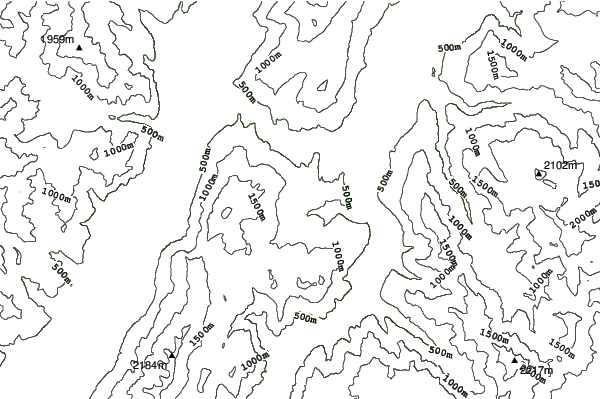 Brentonico neighbourhood contours