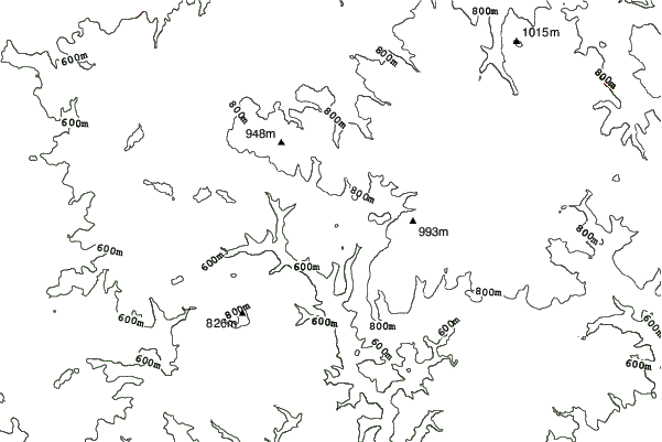 Bublava neighbourhood contours