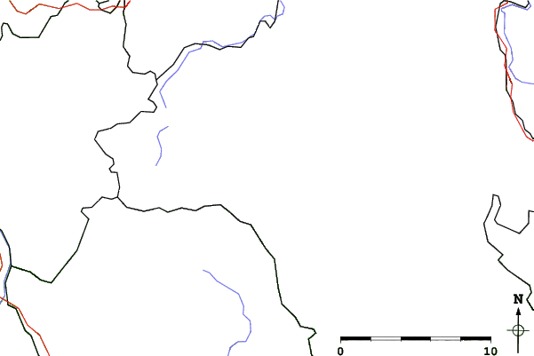Roads and rivers close to Bublava