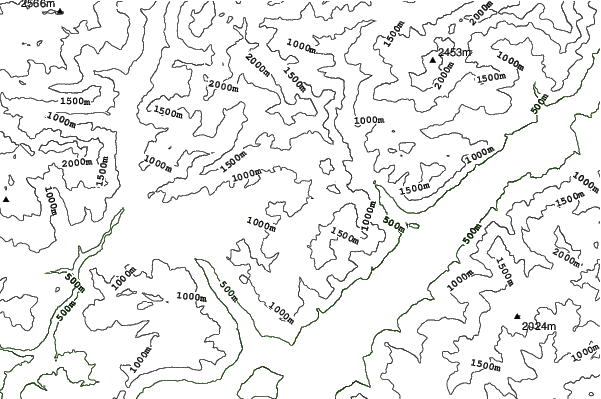 Castione Della Presolana neighbourhood contours