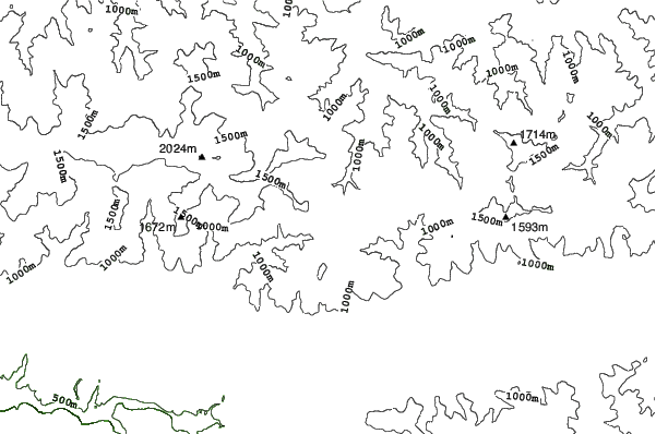 Čertovica neighbourhood contours