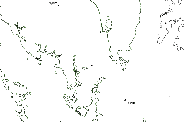 České Petrovice neighbourhood contours