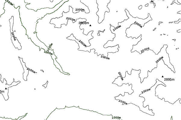 Chaillol 1600 neighbourhood contours