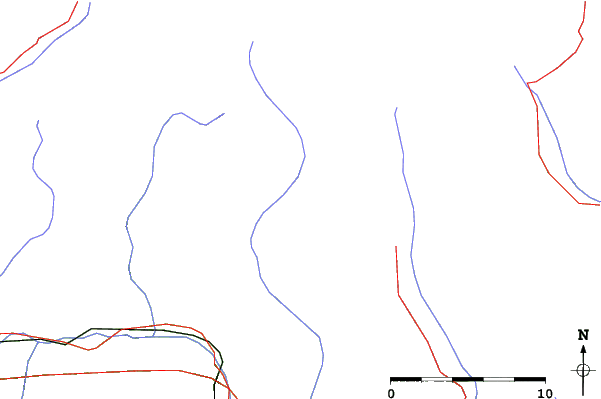 Roads and rivers close to Champoluc