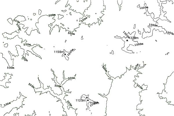 Čičmany neighbourhood contours
