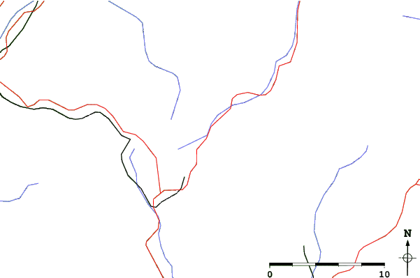 Roads and rivers close to Čičmany