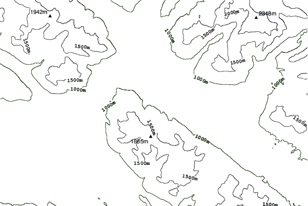 Dezaiko Lodge neighbourhood contours