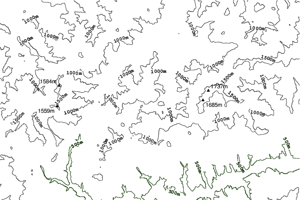 Donovaly neighbourhood contours