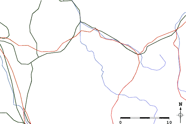 Roads and rivers close to Eggiwil