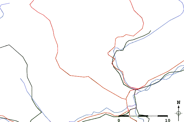Roads and rivers close to Etmissl