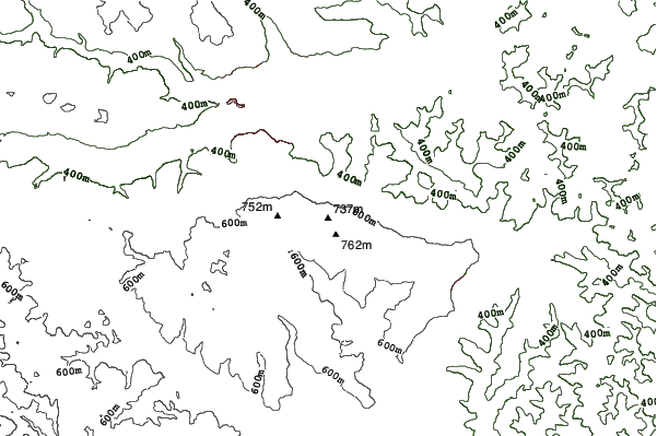 Feleacu Ski neighbourhood contours