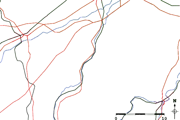 Roads and rivers close to Fischen