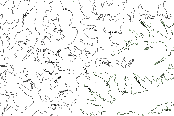 Flattnitz neighbourhood contours