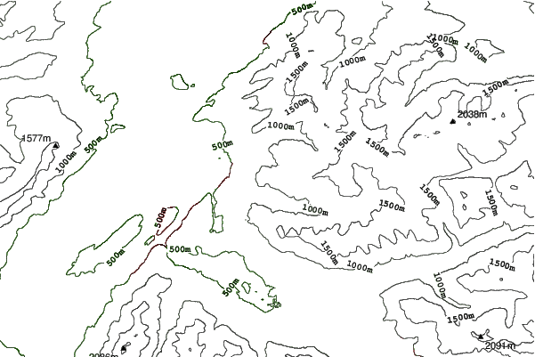Furx neighbourhood contours