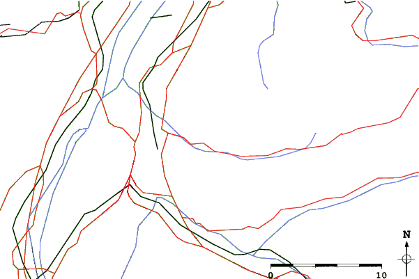 Roads and rivers close to Furx