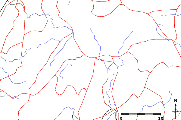 Roads and rivers close to Geihokucho