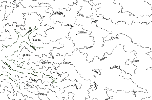 Goderdzi neighbourhood contours