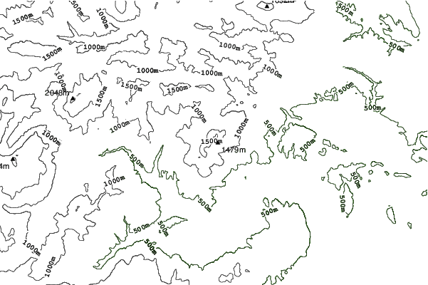 Golte neighbourhood contours
