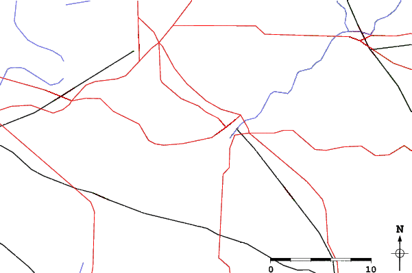 Roads and rivers close to Grand Geneva