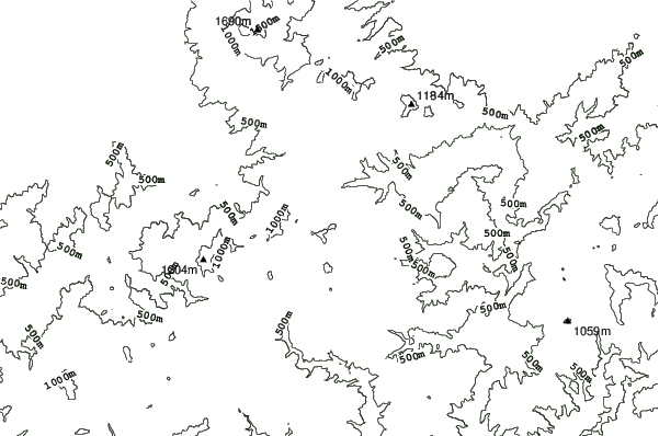 Hiruzen Bear Valley neighbourhood contours