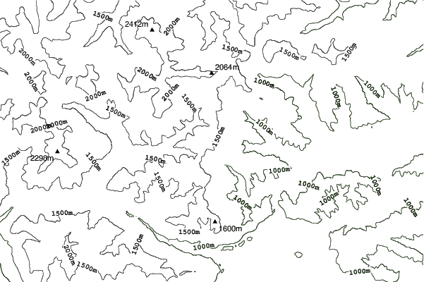 Hochrindl neighbourhood contours